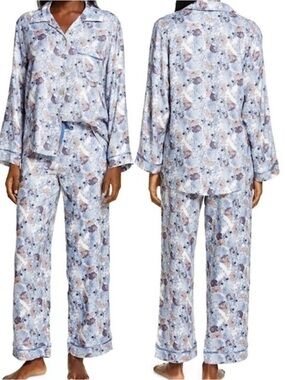 Papinelle Paloma Floral Cozy 2 Piece Pajamas. Size S